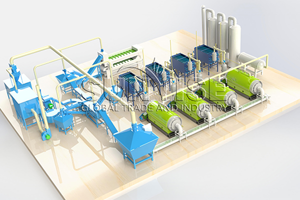 Photovoltaic panel recycling production line