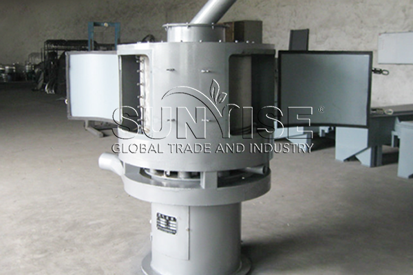 Airflow screen for automotive battery recycling.