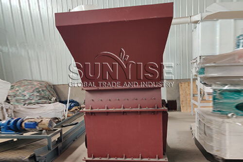 Electronic waste shredder.