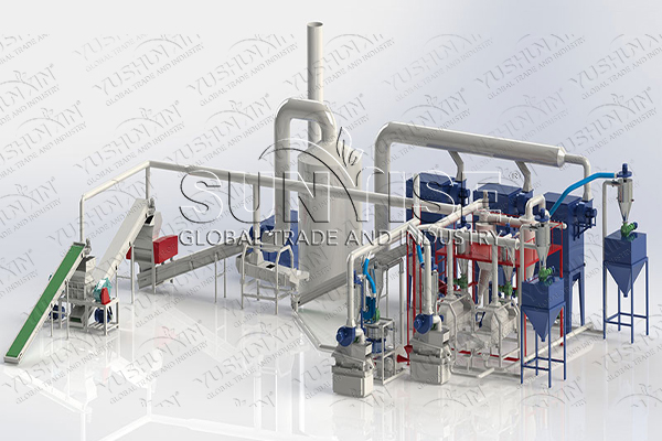 Lithium battery recycling process.