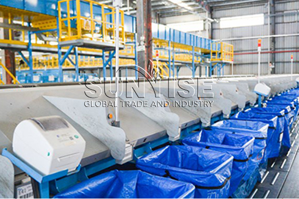 Logistics sorting.