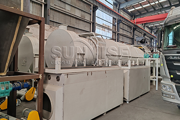 The cost of building a medium-sized recycling plant.