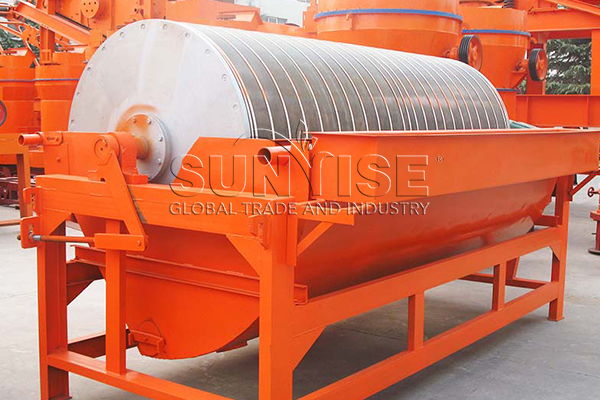 The fourth step of the magnetic separator