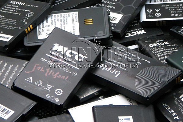 Used lithium batteries.