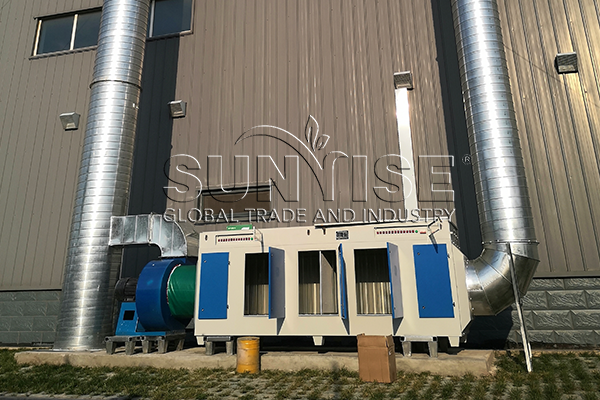Waste gas treatment