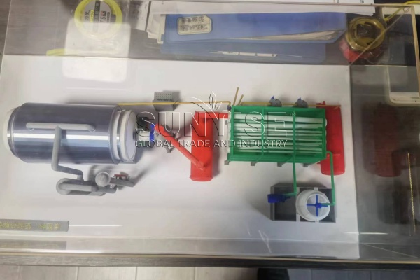 Cracking furnace in waste e-waste recycling production line