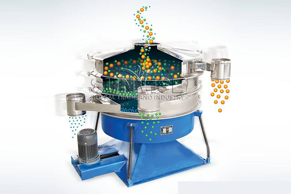 The structure of the circular vibrating screen