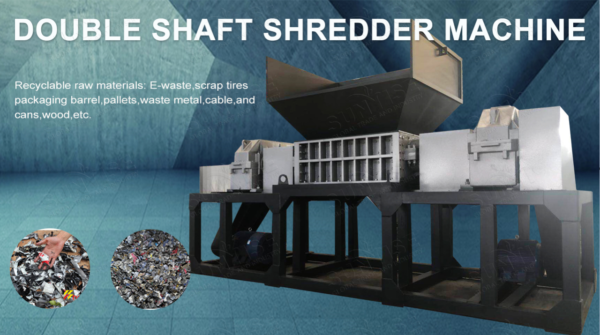 industrial metal shredder machine